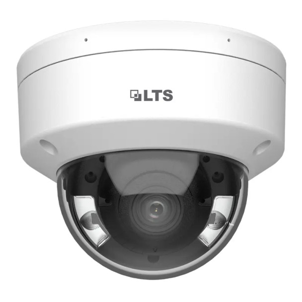 LTS CMIP7C82W-28MDA 8MP 4K Outdoor Dome IP Security Camera with Built-in Microphone, Color 24/7 - LTCMIP7C82W-28MDA - 1