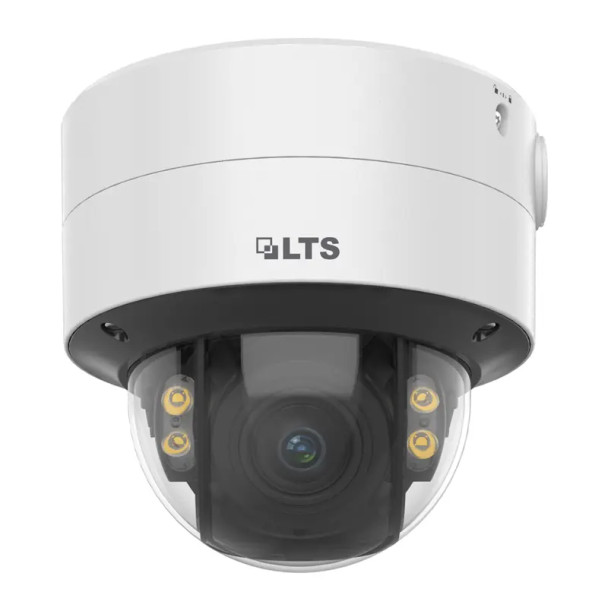 LTS CMIP7C43W-SDZ 4 MP White-Light Outdoor Color24/7 Dome IP Security Camera with 2.8~12mm Motorized Varifocal Lens - LTCMIP7C43W-SDZ - 1 LTS CMIP7C43W-SDZ 4 MP White-Light Outdoor Color24/7 Dome IP Security Camera with 2.8~12mm Motorized Varifocal Lens - LTCMIP7C43W-SDZ - 1
