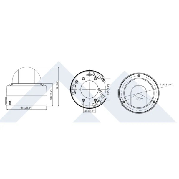 LTS CMIP7C43W-SDZ 4 MP White-Light Outdoor Color24/7 Dome IP Security Camera with 2.8~12mm Motorized Varifocal Lens - LTCMIP7C43W-SDZ - 2 LTS CMIP7C43W-SDZ 4 MP White-Light Outdoor Color24/7 Dome IP Security Camera with 2.8~12mm Motorized Varifocal Lens - LTCMIP7C43W-SDZ - 2