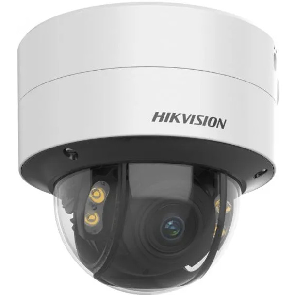 Hikvision DS-2CD2747G2-LZS Performance Series ColorVu White-Light 4MP Dome IP Security Camera, 3.6-9mm Motorized Varifocal Lens, White - 2