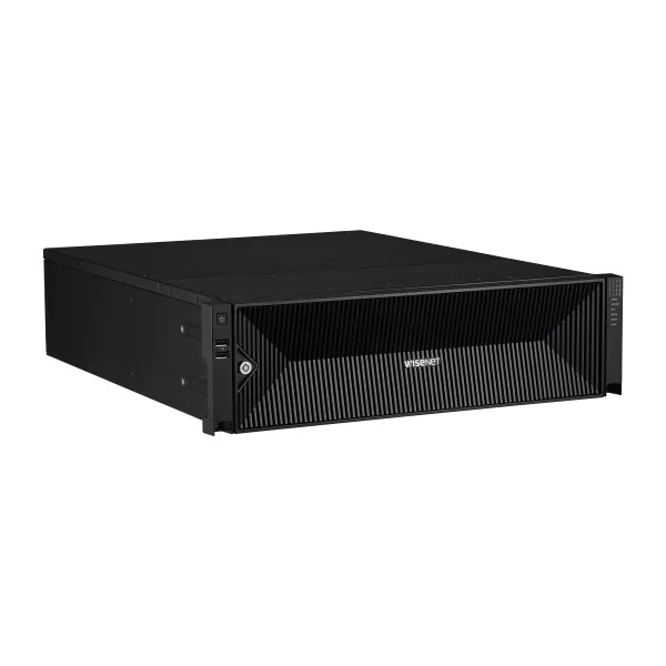 Hanwha Vision XRN-6410DB4-24TB 64-Channel 4K NVR, X-Series, 400Mbps, 24TB Hard Drive Included - 1