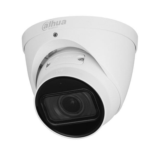 Dahua N85FJ6Z AcuPick, Starlight+ 8MP Outdoor IR Turret IP Security Camera with 2.7~12mm Varifocal Lens, White - 1