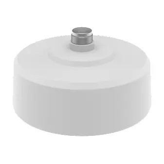 Hanwha Vision SBP-317HMWP Hanging Mount with Storage, White - 1