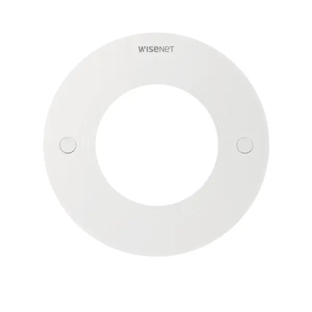 Hanwha Vision SHD-1128FPW plenum-rated aluminum In-ceiling flush mount, White - 3