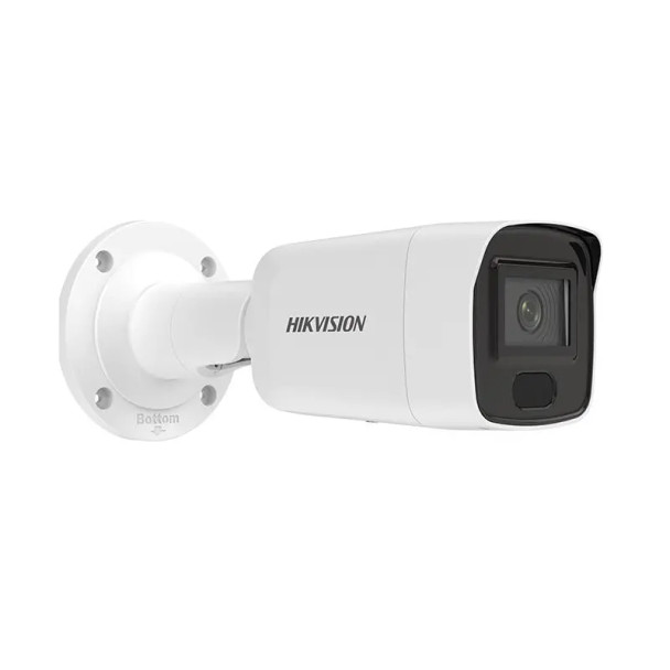 Hikvision PCI-B12F4S AcuSense 2MP IR Bullet IP Security Camera, 4mm Fixed Lens, White - 1