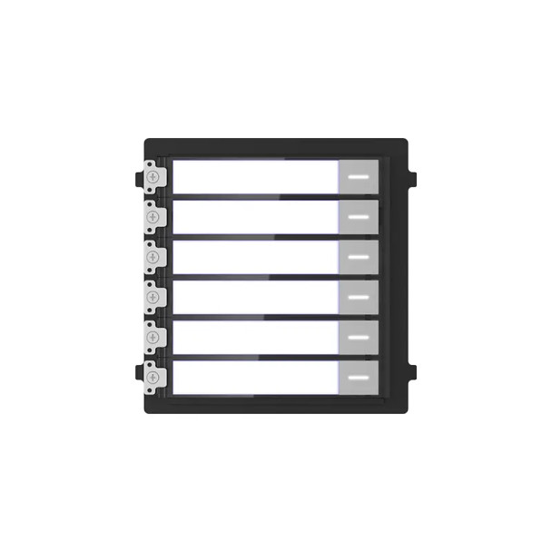Hikvision DS-KD-KK Video Intercom Nametag Module with Backlight Compensation, 6 Physical Buttons - 2