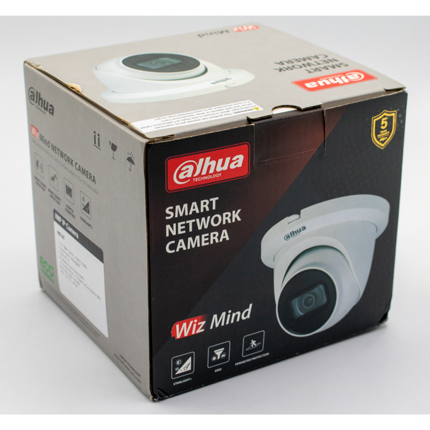 Dahua N85FJ62 AcuPick 8MP Outdoor ePoE Turret IP Security Camera with Night Vision, 2.8mm Fixed Lens - 3