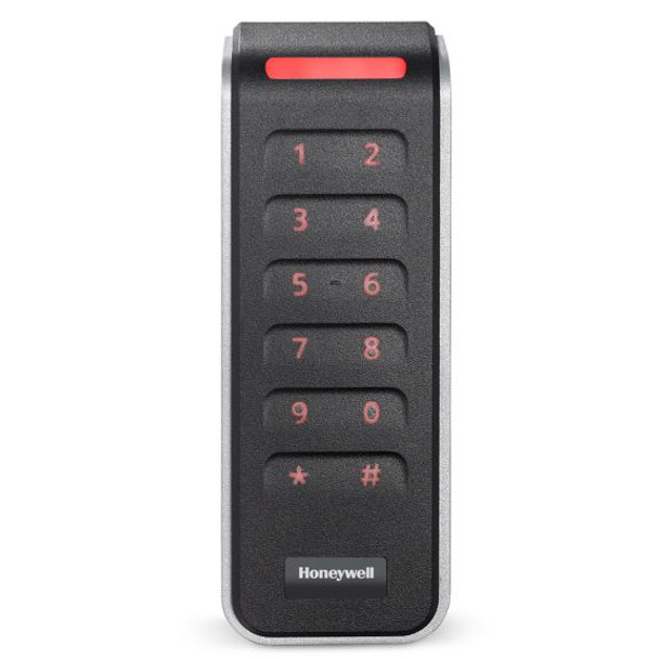 Honeywell OS20KTOSDP Omni®Smart 20 Reader, BLK/SLVR, Terminal, Standard Profile, OSDP V2, 4-B MSG, Mobile Ready, Mullion, Keypad - 1