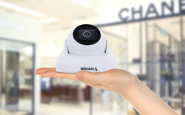 Vivotek IT839-H Vortex 5MP IR Turret 2.8mm Fixed Lens Outdoor IP Security Camera - 2