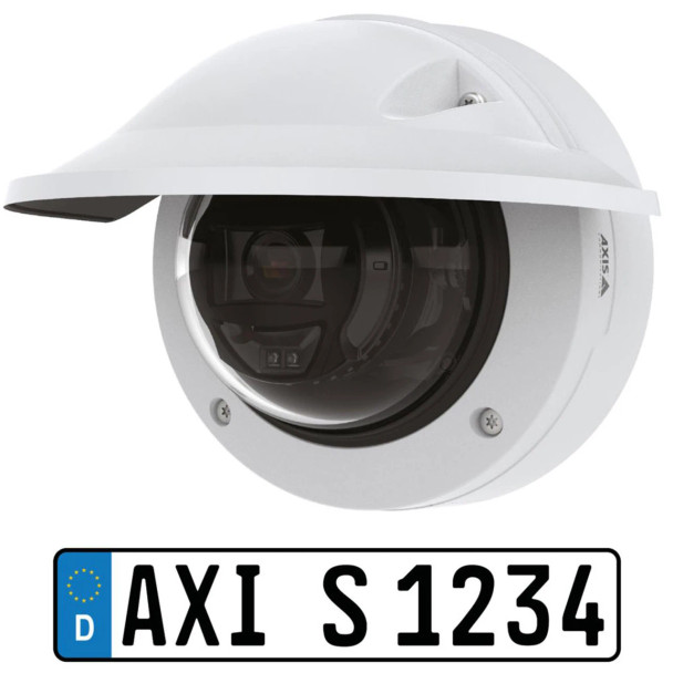 AXIS P3265-LVE-3 2MP Outdoor Dome IP Security Camera with License Plate Verifier Kit - 02812-001 - 3
