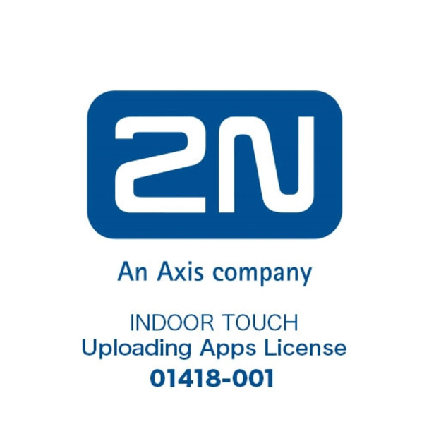 AXIS 2N Indoor Touch 2.0 Unlocking License for Uploading Apps - 01418-001 - 2