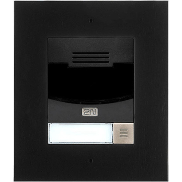 AXIS 2N IP Solo Intecom, Without camera, Flush mount, Black - 02204-001 - 2