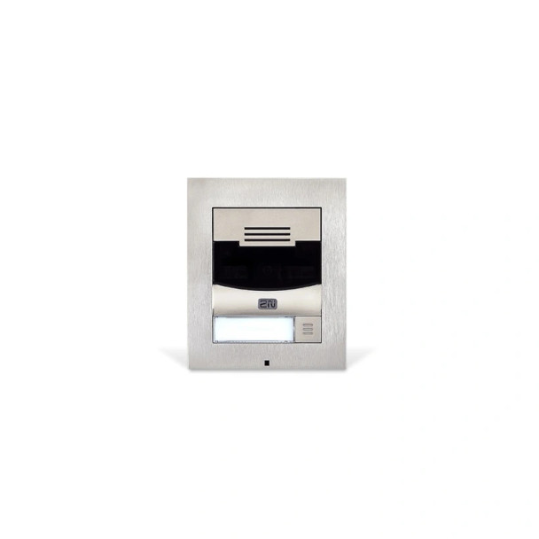 AXIS 2N IP Solo Intecom, Without camera, Flush mount, Nickel - 02205-001 - 3