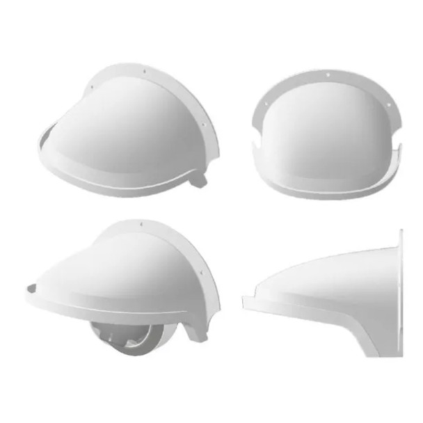 Speco DSS2 Universal Sun and Rain Shield for Speco Blue Turret and Dome Cameras - 1