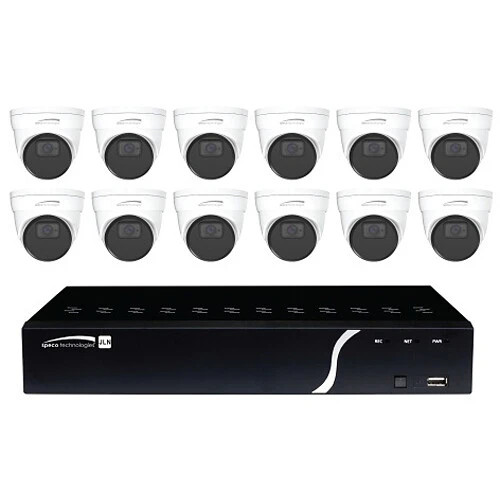 Speco ZIPK16N1 6 Channel 8MP NVR with 4TB HDD & Twelve 5MP Night