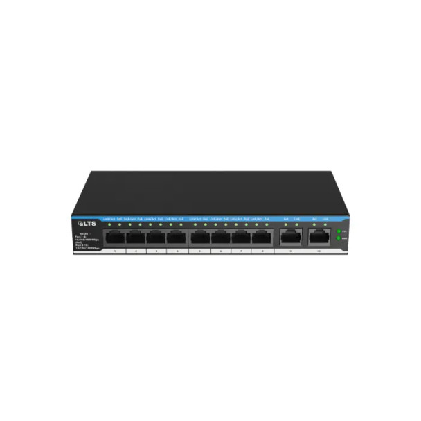LTS XCPOE-SW802G Pro-X 10-Port Gigabit Switch with 8 PoE Ports - 1