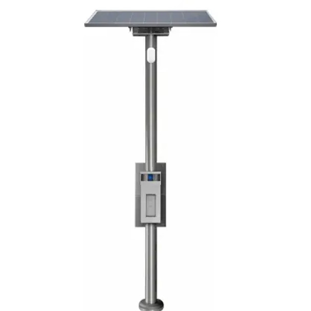 Aiphone TWS-Z1 Three Panel Solar Tower with Hooded Emergency Wall Box - 1 Aiphone TWS-Z1 Three Panel Solar Tower with Hooded Emergency Wall Box - 1