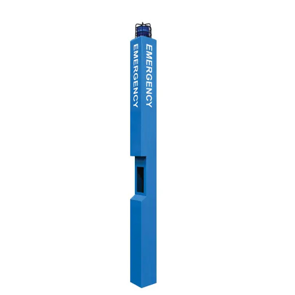 Aiphone TW-TE Tall Assistance and Emergency Aluminum Tower - 1 Aiphone TW-TE Tall Assistance and Emergency Aluminum Tower - 1