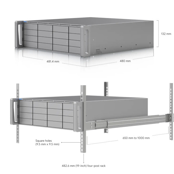 Ubiquiti ENVR 70 Channel 4K Network Video Recorder with No HDD Included - 2