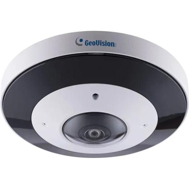 Geovision GV-GFER6900+256G 6MP Outdoor Fisheye IP Security Camera with 1.65mm Lens and Built-In IR - 84-GFER690-256G - 1