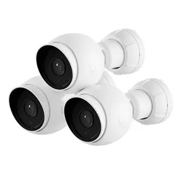 Ubiquiti UVC-G5-BULLET-3 4MP Outdoor Bullet IP Security Camera with Fixed Lens and Smart Detection, 3 pcs - 1