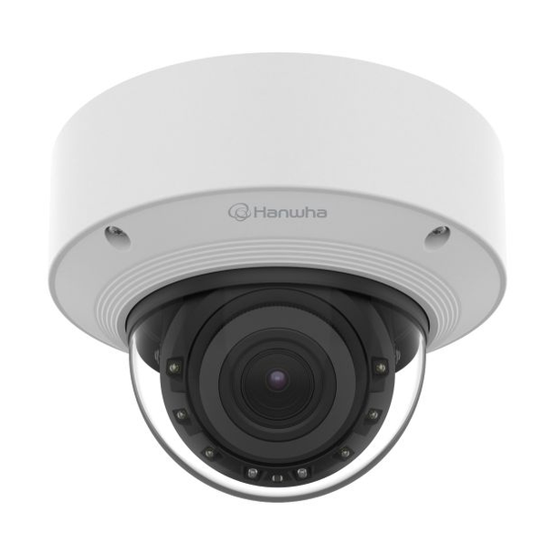 Hanwha Vision XND-A9084RV 8MP Indoor Dome IP Security Camera with 4.4~9.3mm Lens, 2.1x Optical Zoom and Built-In IR