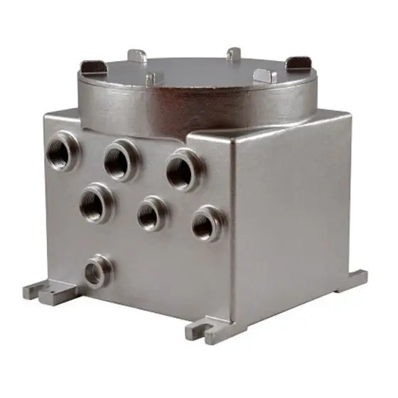 Pelco MBX3MAA Explosion-Proof Stainless Steel Communication Box with Multi-Voltage Input and Video Bypass for MAXIMUS Cameras - 1