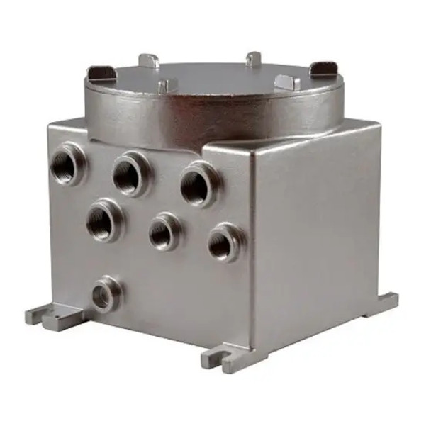 Pelco MBX2MAA Explosion-Proof Stainless Steel Communication Box with Fast Ethernet and Multi-Voltage Input for MAXIMUS Cameras - 1