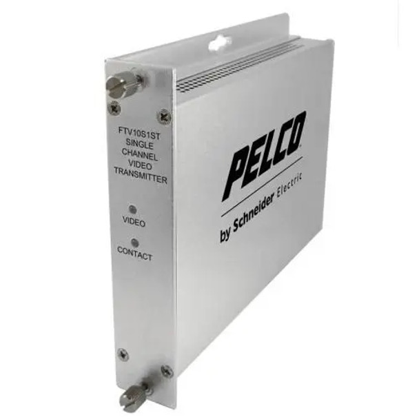 Pelco FTV10S1ST 1 Channel Video Fiber Transmitter with ST Connector - 1