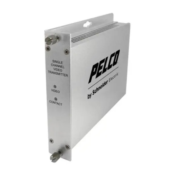 Pelco FTV10S1FC Single-Channel Video Fiber Transmitter with FC Connector for Long-Distance Surveillance Applications - 1