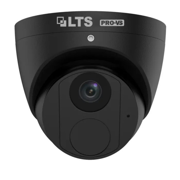 LTS VSIP3182WB-28MDA 8MP Outdoor Turret IP Security Camera with 2.8mm Lens and Built-In IR, Black - 1