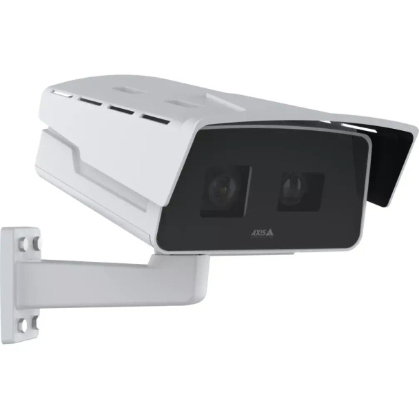 AXIS P1518-E 8MP+2MP Multi-Sensor Outdoor Box IP Security Camera with 5.85mm and 10.9-29mm Lens - 1 AXIS P1518-E 8MP+2MP Multi-Sensor Outdoor Box IP Security Camera with 5.85mm and 10.9-29mm Lens - 1