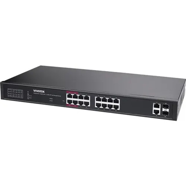 Vivotek AW-GEL-205A-260 Lite Managed 20 Ports PoE Switch - 1 Vivotek AW-GEL-205A-260 Lite Managed 20 Ports PoE Switch - 1