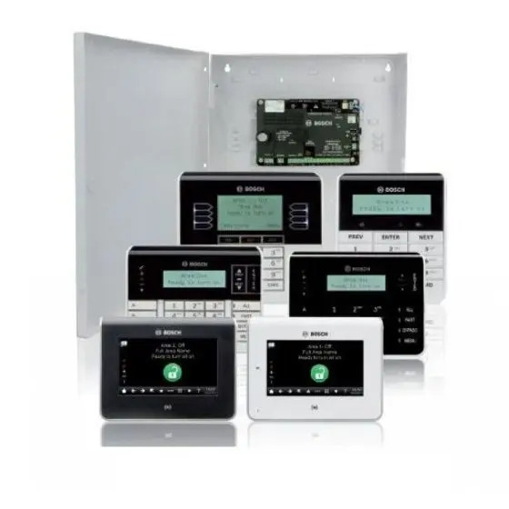 Bosch B4512-CP-921C Control Panel Kit with B10 Enclosure, B430 and B921C Keypads - 1