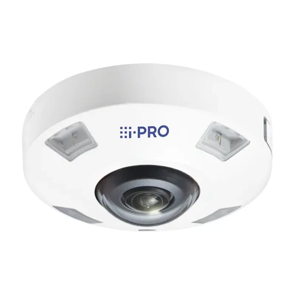 i-PRO Panasonic WV-S4576LA 12MP Outdoor 360° Fisheye IP Security Camera with 1.4mm Lens and Built-In IR - 1