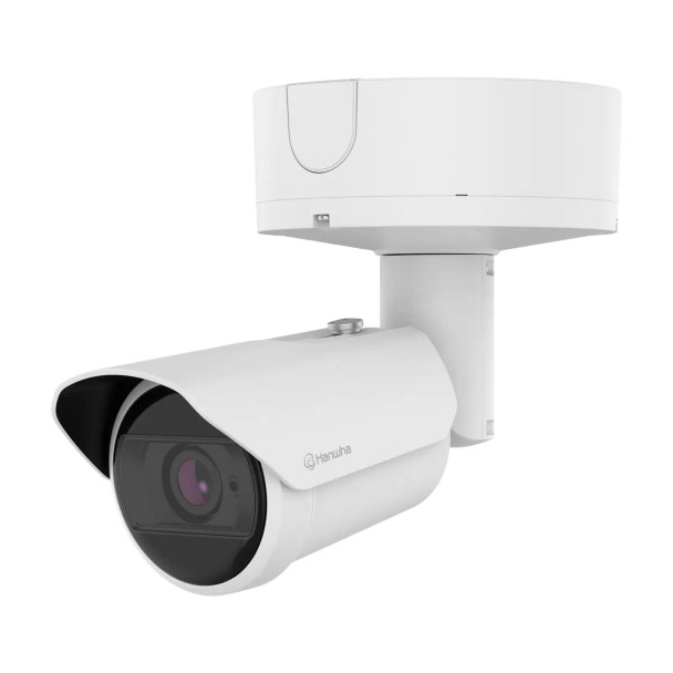 Hanwha Vision PNO-A9082R 8MP Outdoor Bullet IP Security Camera with 5.9-13.3mm Lens and Built-In IR - 1