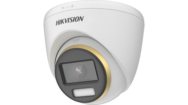 Hikvision DS-2CE72UF3T-E 3.6mm 8MP Outdoor Turret HD-TVI Security Camera with 3.6mm Lens and White Light