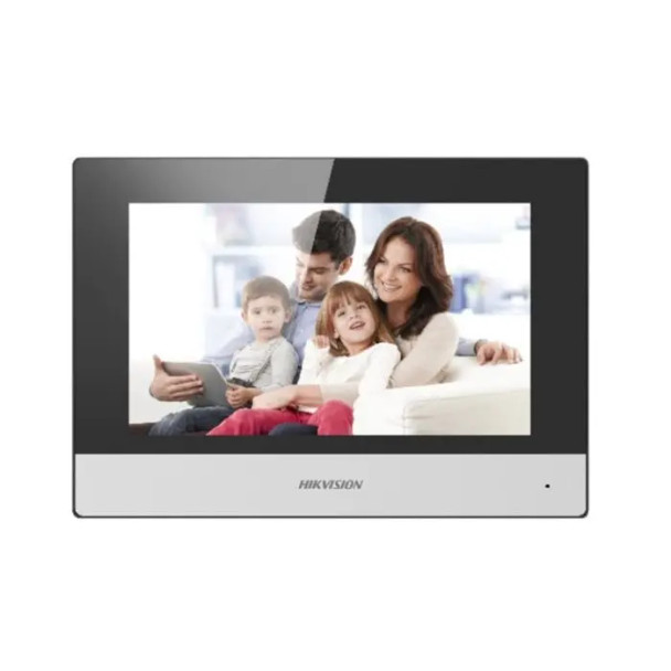 Hikvision DS-KH6320-WTE1 7-inch WiFi Video Intercom Indoor Station with Capacitive Touchscreen - 1