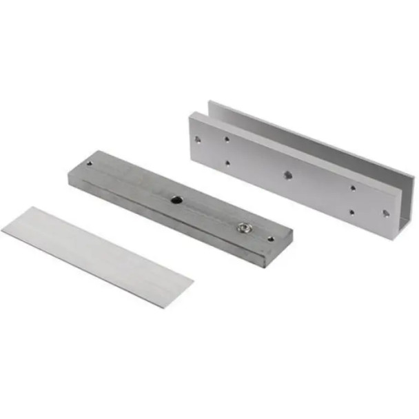 Hikvision DS-K4H250-U Aluminum U-Bracket for DS-K4H250 Magnetic Lock Frameless Glass Door - 1