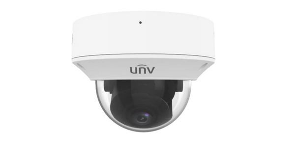 Uniview IPC3235SB-ADZK-I0 5MP Outdoor Dome IP Security Camera with 2.7-13.5mm Lens and Built-In IR