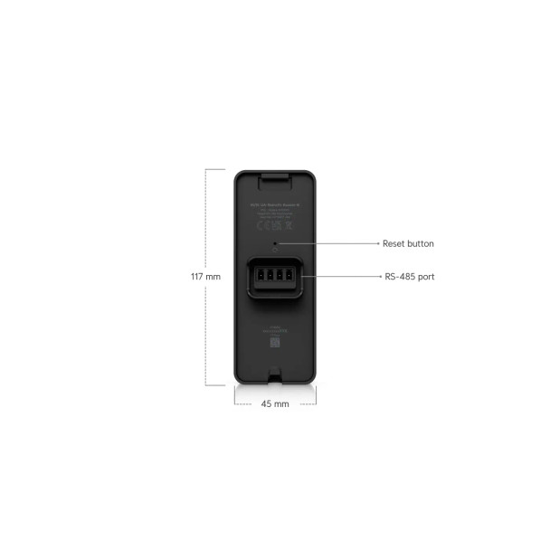 Ubiquiti UA-RETROFIT-READER-B Indoor/Outdoor OSDP NFC Card Reader - 4