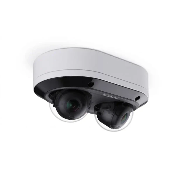 Bosch FLEXIDOME dual 7100i NDD-7803-AL 2x5MP Outdoor Multi-Sensor IP Security Camera with 3.2-8.1mm Lens and Built-In IR - 1