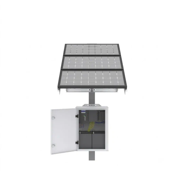 Speco SXP400 400W Solar Powered Camera Enclosure System with PoE Switch - 1