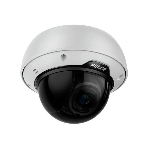 Pelco SRXE4-6V9-EMD-1 4MP Outdoor Mini Dome IP Security Camera with 6-9mm Lens and Built-In IR