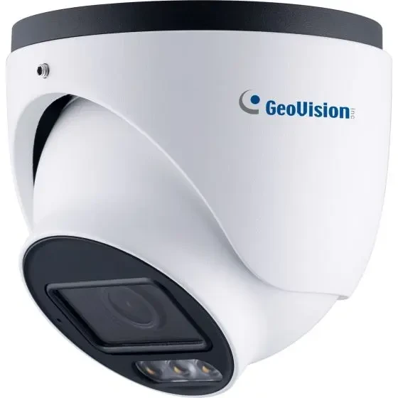 Geovision GV-GEBN4800-3F 4MP Full Color Outdoor Eyeball IP Security Camera with 3.6mm Lens and Warm LED - 84-GEBN480-3F10 - 1
