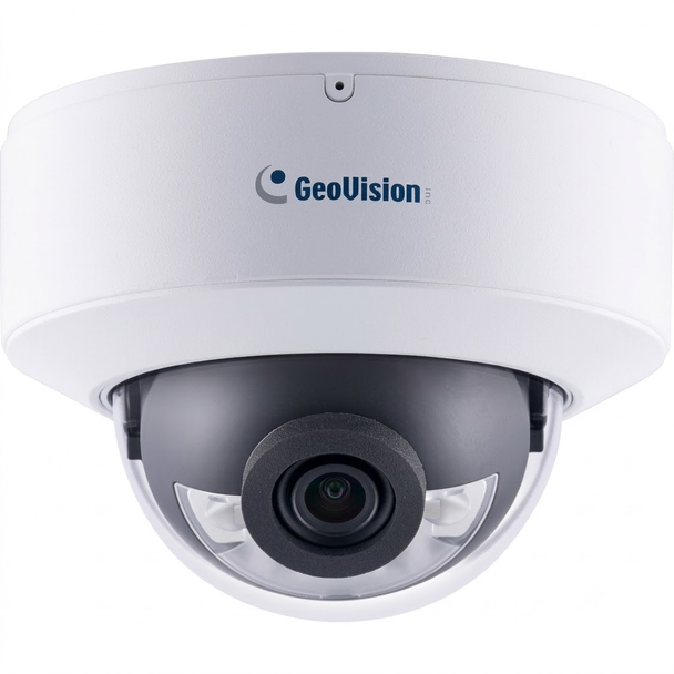 Geovision GV-GDRN4800-2F 4MP Full Color Outdoor Mini Dome IP Security Camera with 2.8mm Lens and Warm LED - 84-GRN4800-2F10 - 1