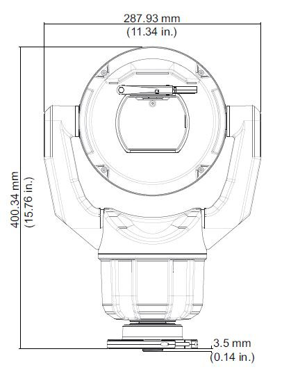 Bosch MIC7522Z30B Outdoor PTZ IP Security Camera