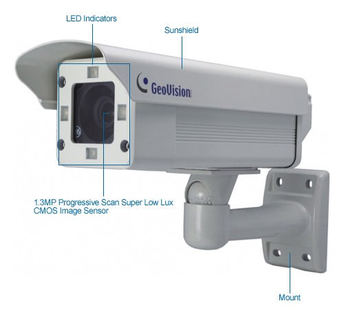geovision gv-bx1500-e 1.3mp outdoor wdr ip security camera
