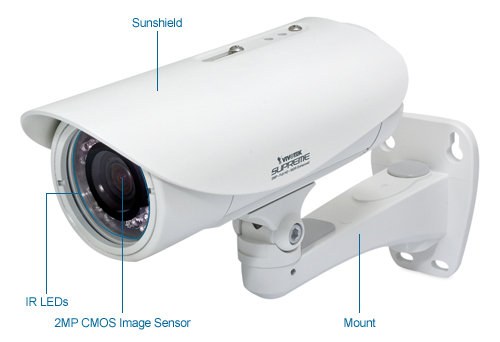 vivotek ip8362 supreme wdr enhanced outdoor ir security camera