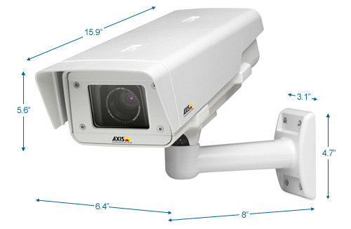 axis q1755-e outdoor hdtv security camera